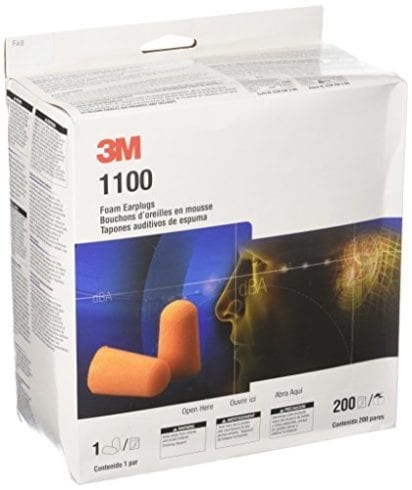 3M 1100 Foam Ear Plugs