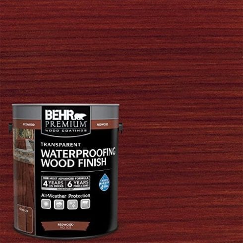 BEHR 1 Gal. Redwood Premium Transparent Deck