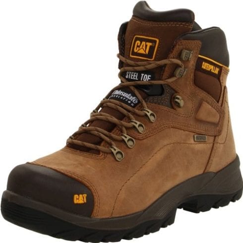 Caterpillar Men’s Diagnostic Waterproof Steel-Toe Work Boot