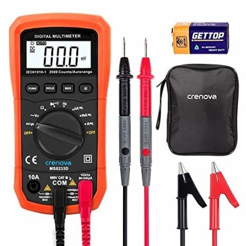 Crenova MS8233D Auto-Ranging Digital Multimeter