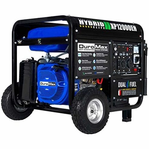 DuroMax XP12000EH Dual Fuel Portable Generator