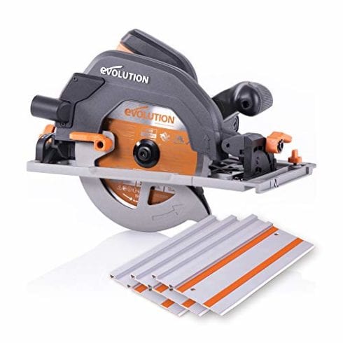 Evolution R185CCSX Multi-Material Circular Track Saw Kit