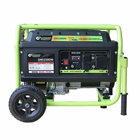 Green-Power America GN5250DW Dual Fuel Portable Generator