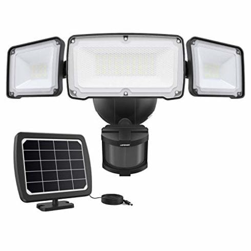 LEPOWER LED Solar Motion Sensor Light