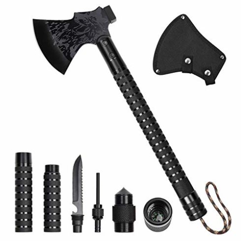 LIANTRAL Multi-Tool Hatchet Survival Kit