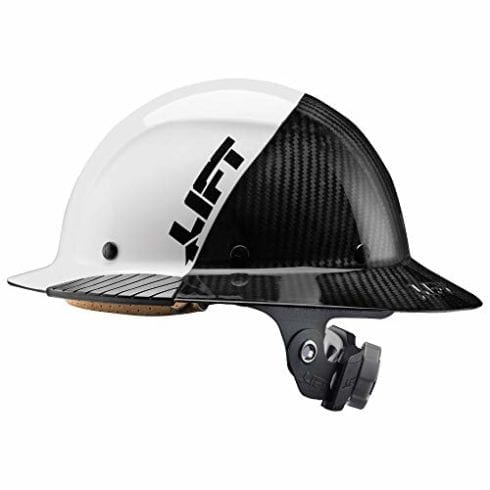 Lift Safety DAX Fifty 50 Carbon Fiber Full Brim Hardhat