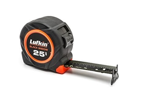 Lufkin L1025B Black Widow Tape Measure