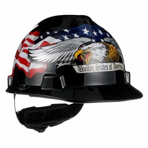 MSA 10079479 V-Gard American Eagle Hard Hat