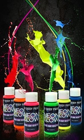 Neon Glow Blacklight Body Paint