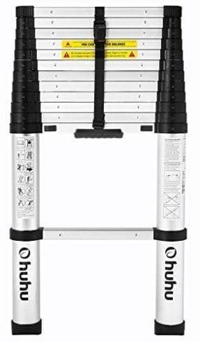 Ohuhu Aluminum Telescopic Extension Ladder