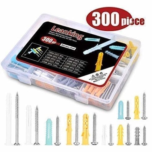 Leanking Plastic Drywall Wall Anchors Kit