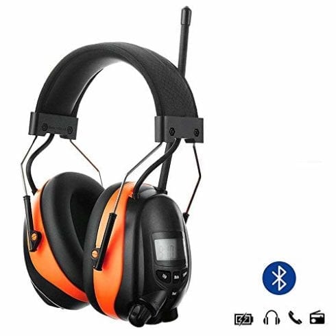 PROTEAR Bluetooth AM FM Radio Safety Ear Muffs