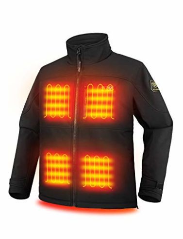 PTAHDUS Heated Jacket with Hand Warmer