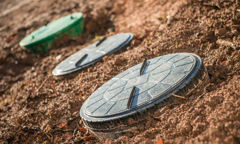 Three Septic Tank covers 