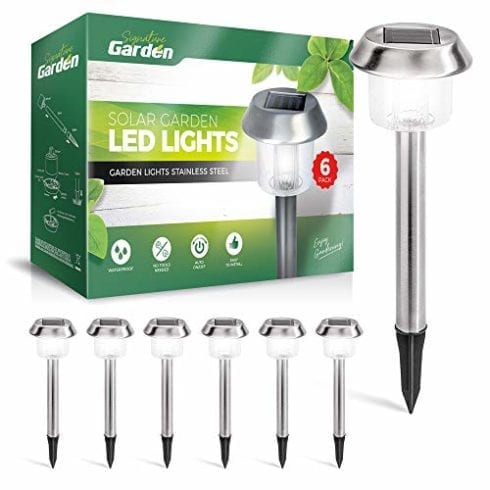 Signature Garden 6 Pack Solar Garden Lights