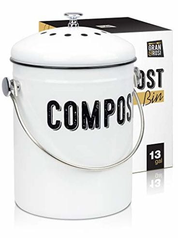 Granrosi Store Stylish Farmhouse Kitchen Compost Bin