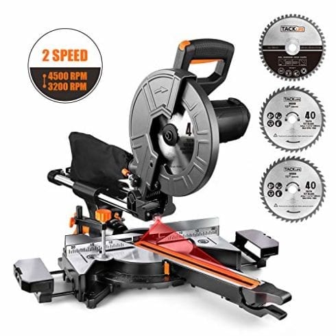 TACKLIFE 10-Inch Sliding Compound Miter Saw