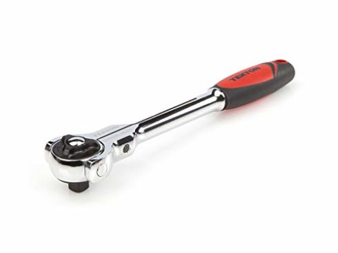 TEKTON Quick-Release Swivel Head Ratchet