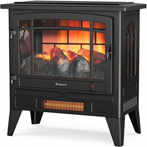 TURBRO Suburbs TS25 Electric Fireplace Infrared Heater