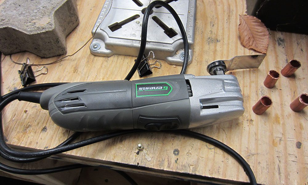 Oscillating Tool on a work bench