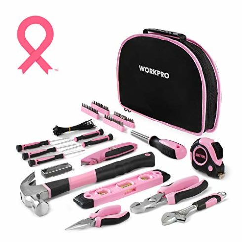 WORKPRO 103-Piece Pink Tool Kit