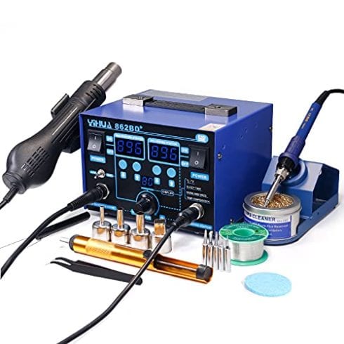 YIHUA 862BD+ SMD ESD Safe 2 in 1 Soldering Iron